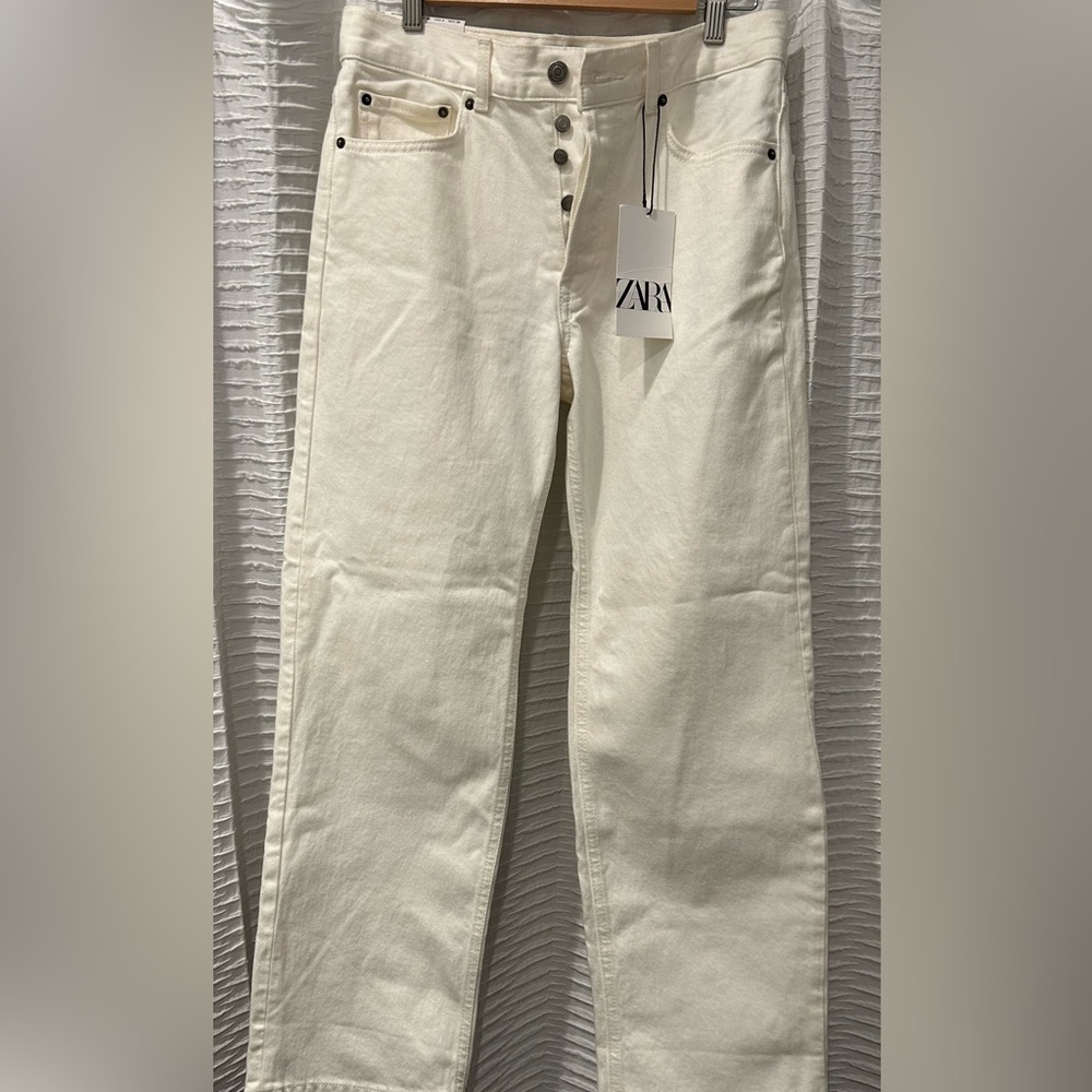 NWT Zara Mid-Rise Relaxed Boyfriend Jeans - Picture 2 of 3